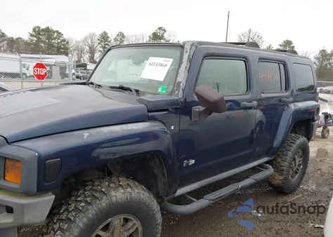 2007 Hummer H3 Suv из США, поврежденный, VIN 5GTDN13E478177185